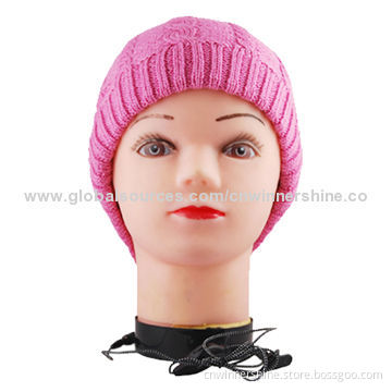Stereo headset with beanie shape and customized color for ladies and children